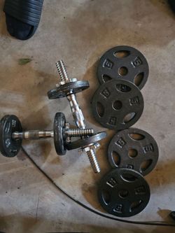 Adjustable dumbbells