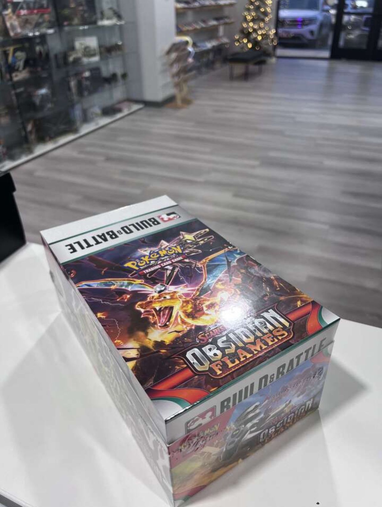 Pokemon Obsidian Flames Build & Battle Box Display