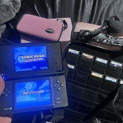 Nintendo DS with 10 games  bundle