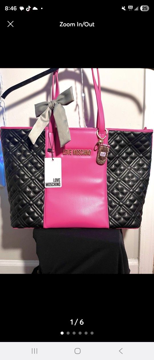 MOSCHINO BAG AND WALLET