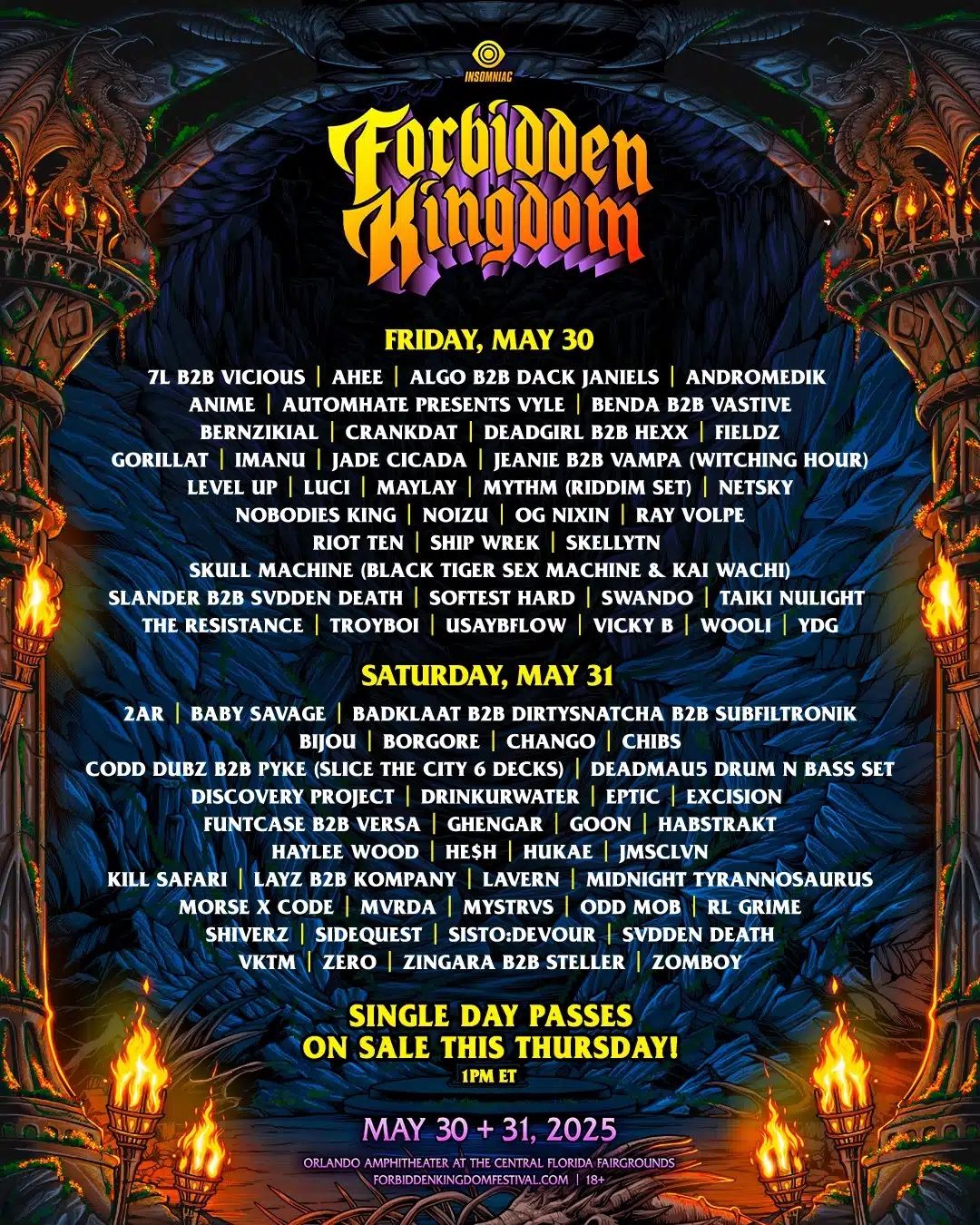 Forbidden Kingdom 2-Day GA (Tier 3)