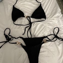 Shein Black Bikini Set 