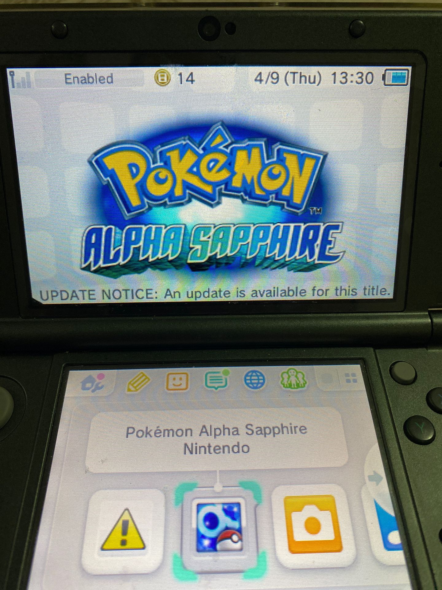 Pokémon Alpha Sapphire Nintendo 3ds game