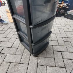 Storage cart. Plastic.