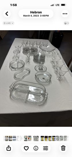 Vintage Candlewick Glassware Collection