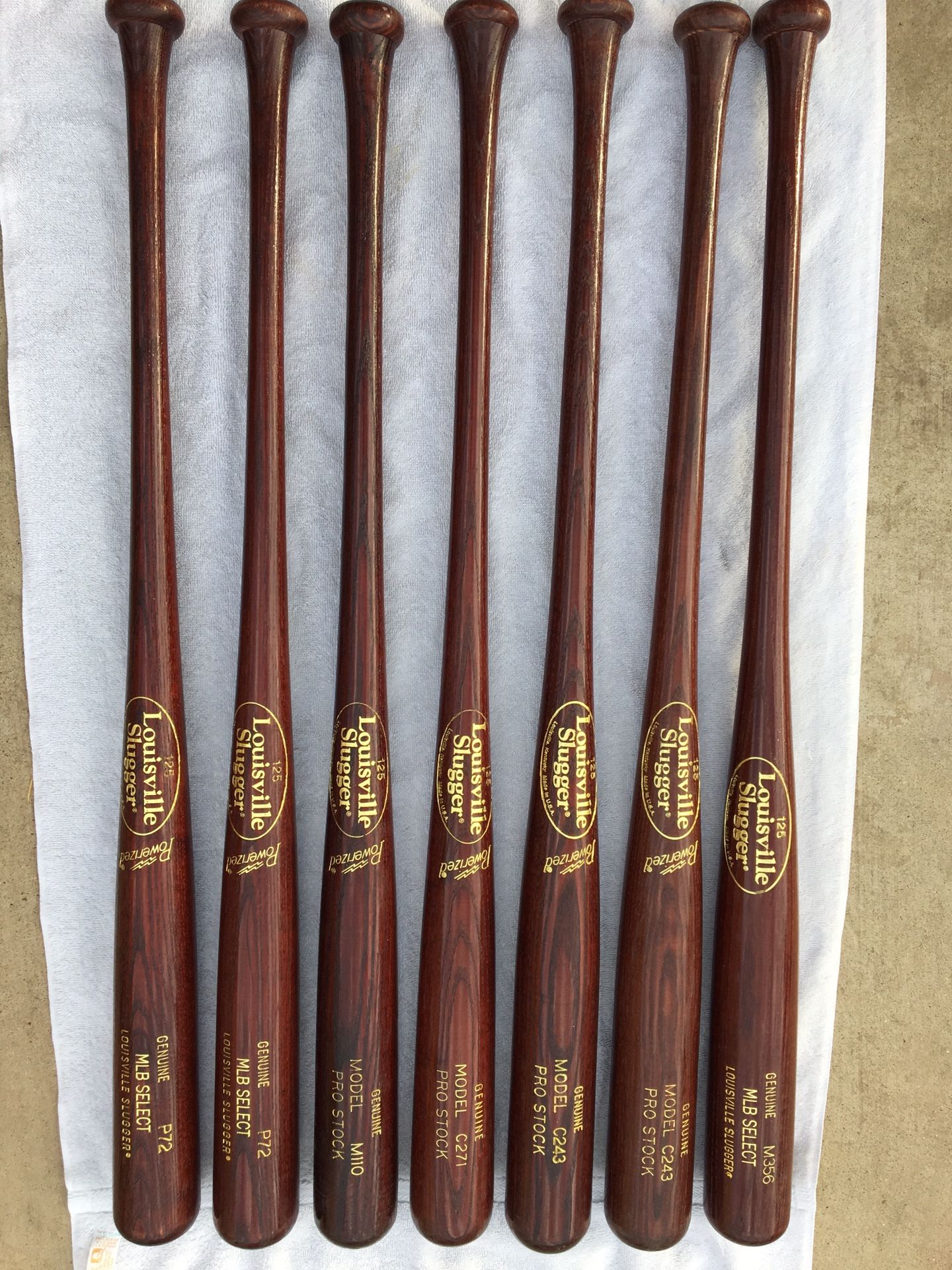 Louisville Slugger MLB Red Maple Wood Pro Model Baseball Bats