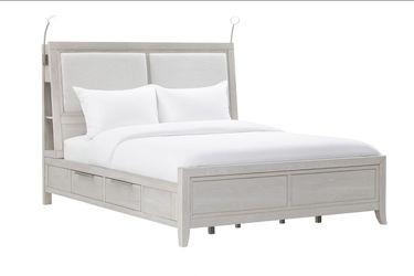 King size storage bed