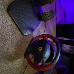 Xbox Wheel And Pedals, Negotiable Price 