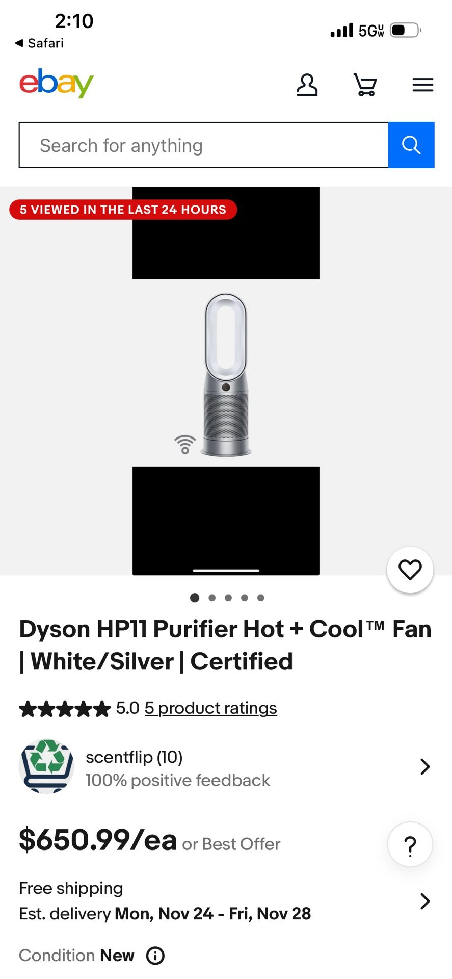 Dyson Hot And Cool Fan