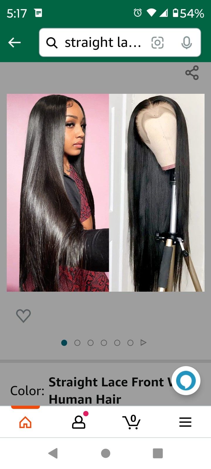 Human Lace Front Wig