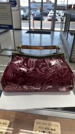 Patricia Nash Red Kisslock Purse