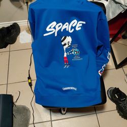 Blue Crome Hearts Hoddie