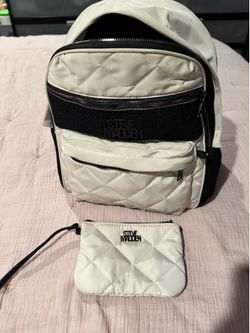 Steve Madden quilted nylon backpack
