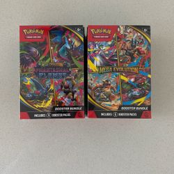 Pokemon Booster Bundle Lot Phantasmal Flames & Mega Evolution