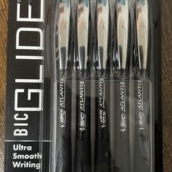 Bic Glide Ball Pens (black)