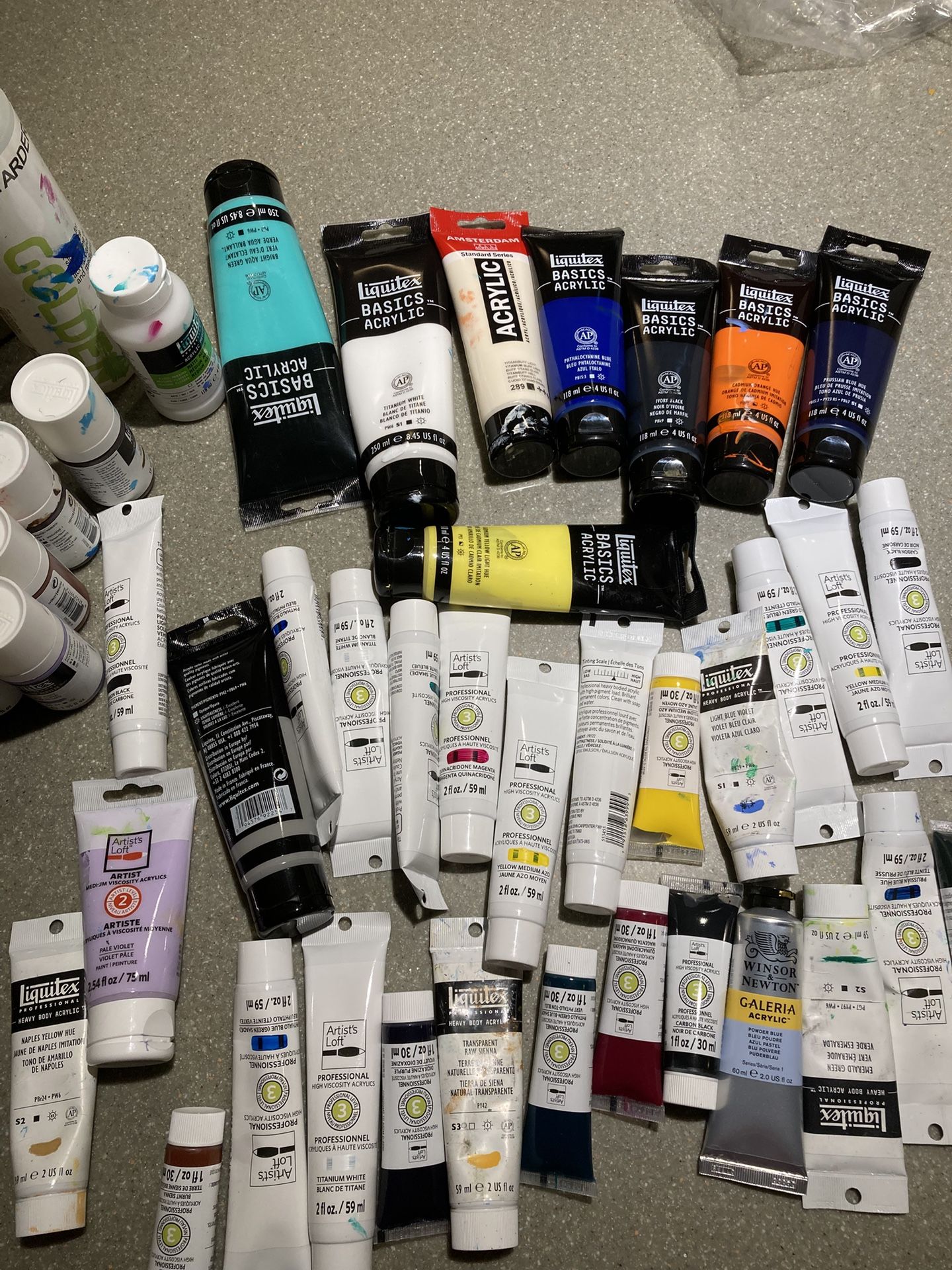 Acrylic Paint Supplies