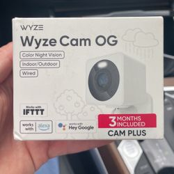 WYZE Cam OG Indoor/Outdoor 1080p Wi-Fi Security Camera with Color Night Vision, Built-in Spotlight, 2-Way Audio, Compatible with Alexa & Google Assist