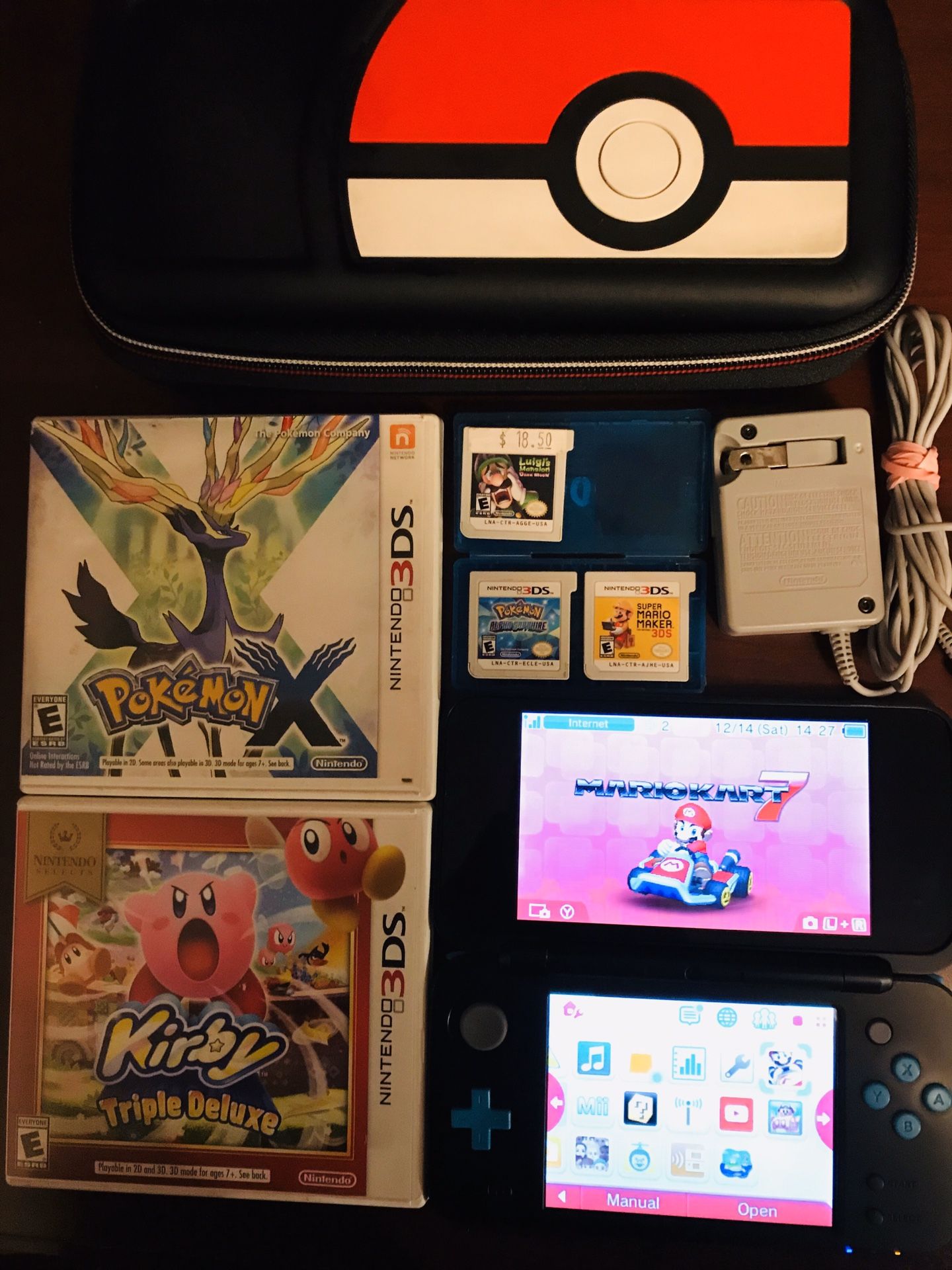 Nintendo 2DS XL with 6 games!