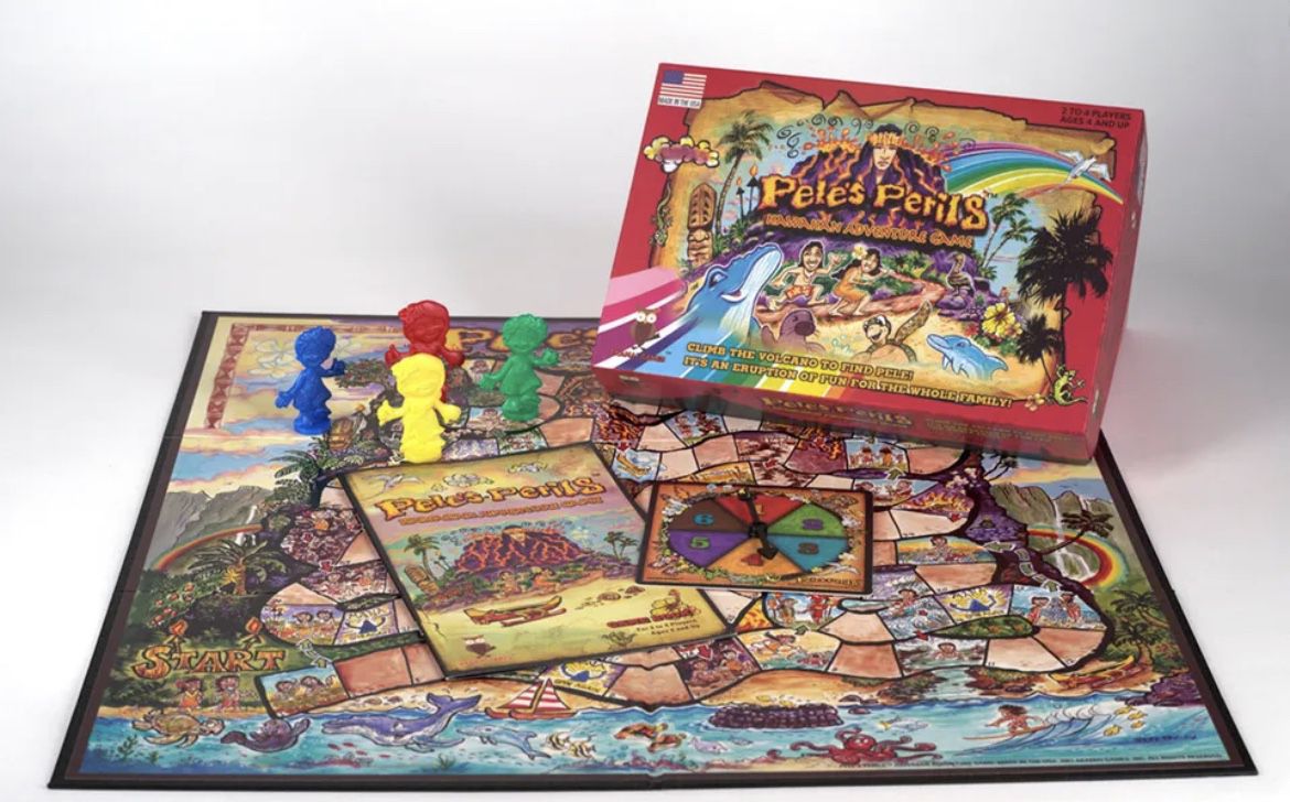 Pele's Perils Hawaiian Adventure Educational Board Game New Shrink Wrap Ages 4+