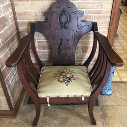 Beautiful, eclectic antique chair