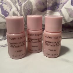 Glow Recipe Watermelon Glow PHA BHA Pore tight toner lot of 3