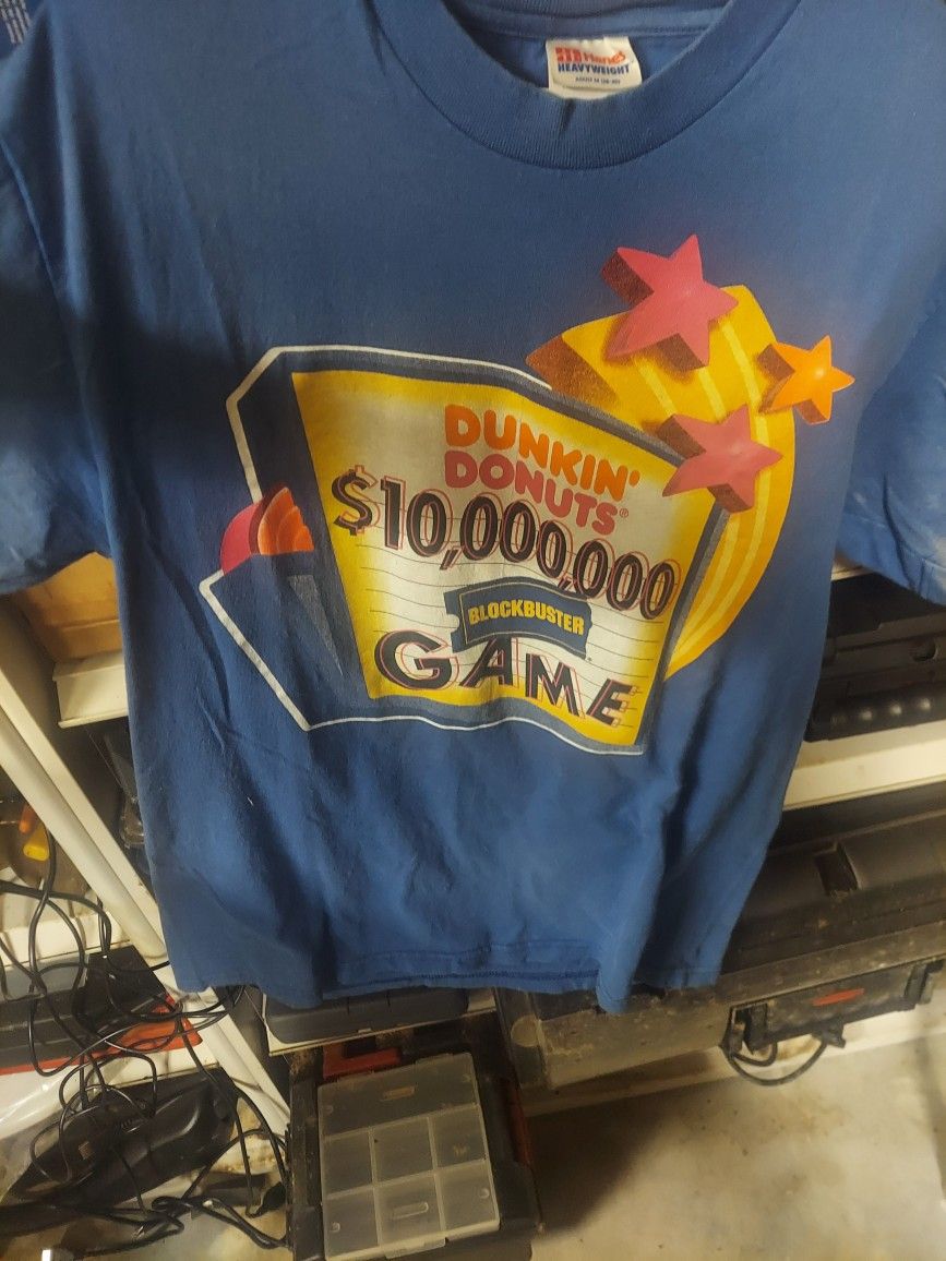Vintage Blockbuster Dunkin Donuts Hanes T Shirt