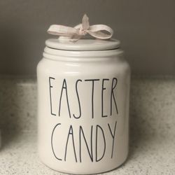 RAE DUNN EASTER CANDY CANISTER