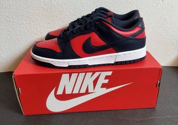 Nike Dunk Low Retro Shoes University Red Obsidian DV0833-601 Size 9.5 NEW