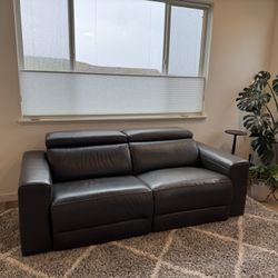 Leather Recliner Couch 