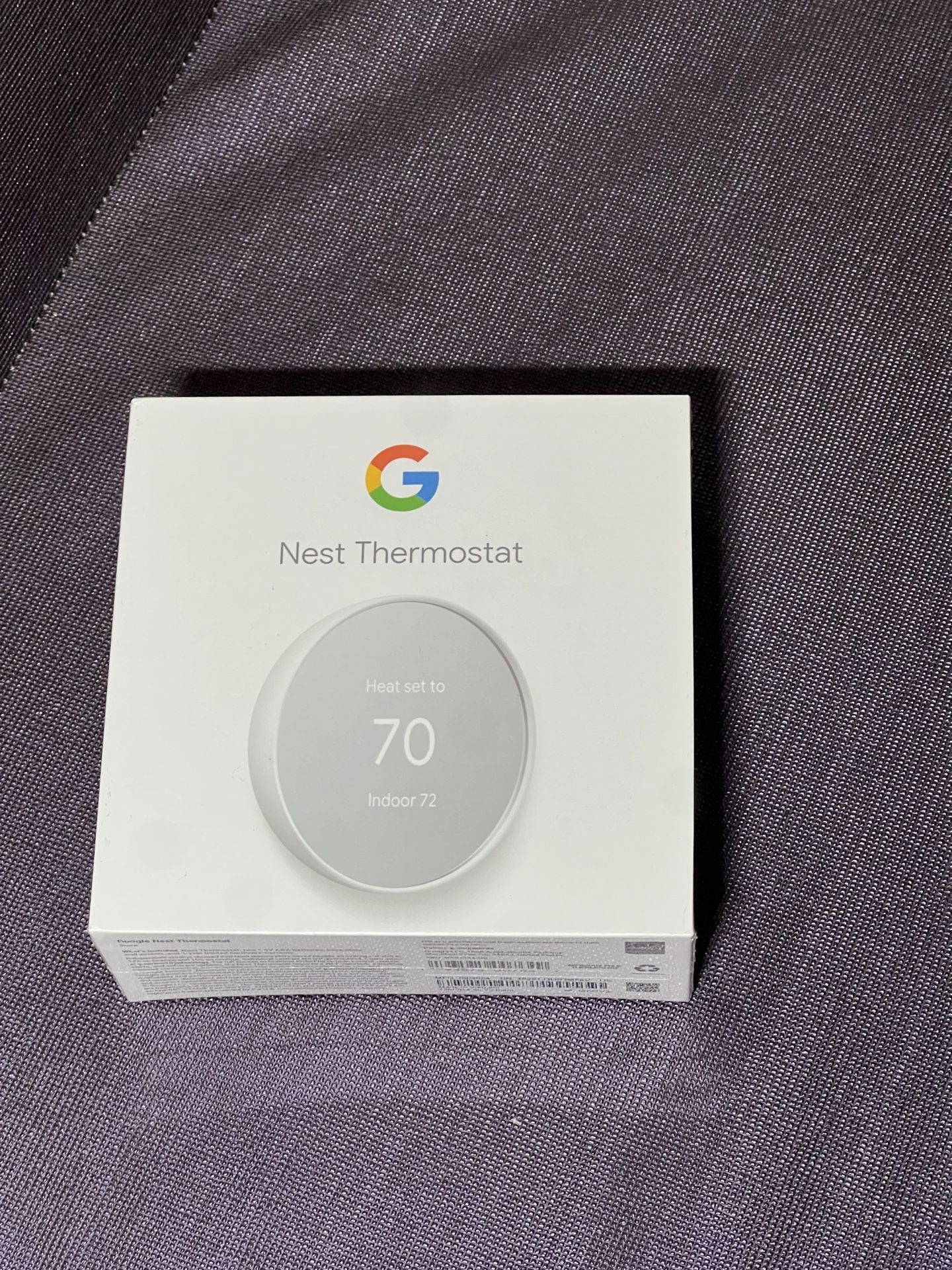 Brand new Sealed - Google Smart Programmable Wifi Nest Thermostat - Snow