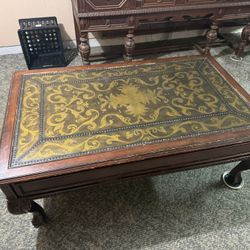 Solid Wood Coffee Table 