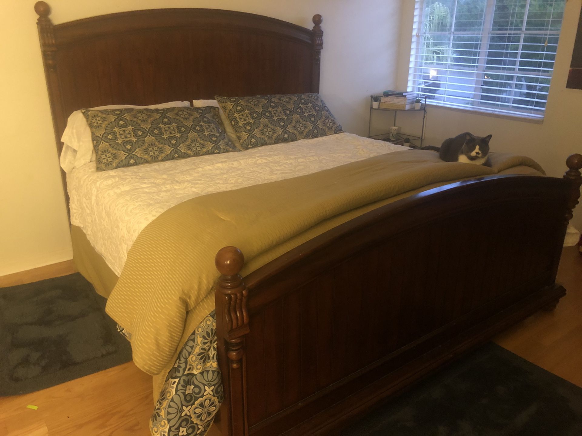 Wooden King Bed Frame