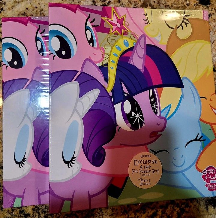 My Little Pony Friendship Is Magic ✨️ Sealed Binder 🍎Collectible Card Series 2 Foil Promo Puzzle 💎