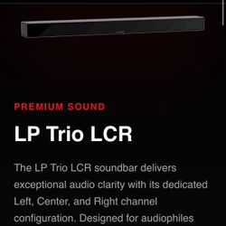 (Brand New) Millenia LP Trio LCR Sound Bar