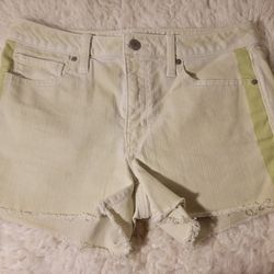Gap 1969 Side-Stripe Maddie Slim Cut-Off Denim Shorts Size 2