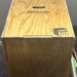 GoSports Fitness Launch Box Plyo Box XL 3-in-1 (20” / 24” / 30”) – Pre-Assembled