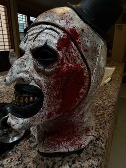 Halloween Custom made Terrifier Art the Clown mask