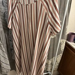 SHEIN 2xl Striped Dress