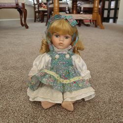 Porcelain doll from italy