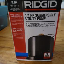 RIDGID 1/4HP UTILITY SUMP PUMP