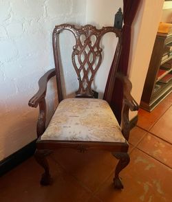 Nice antique arm chair solid and well built
