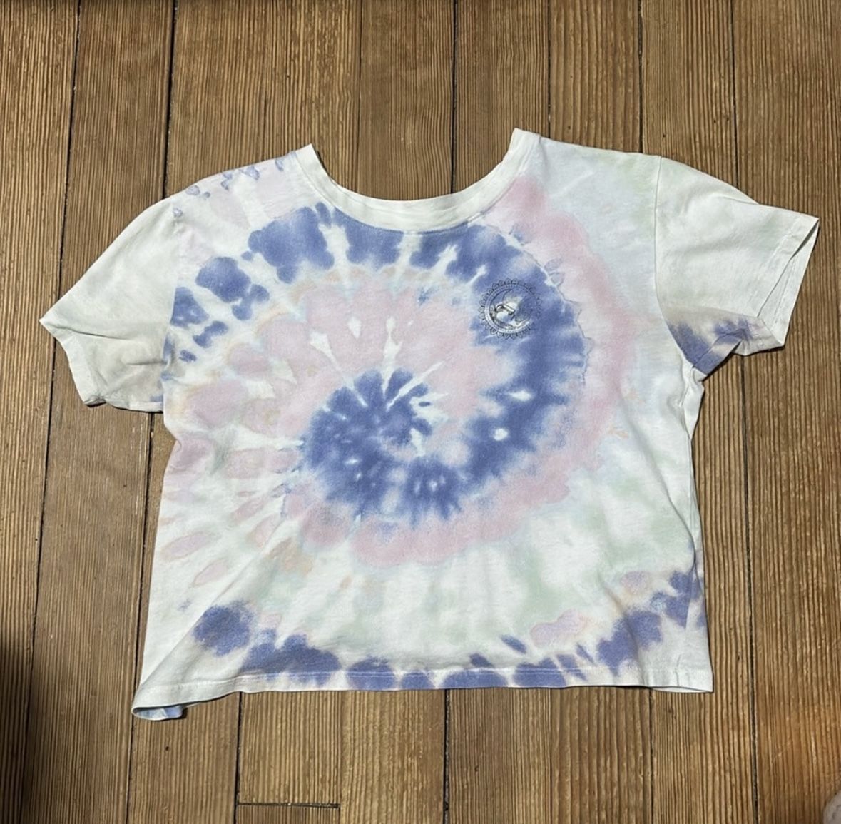 Tie Dye Cropped T - Shirt