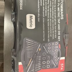 New Tap And Die Set 51pc