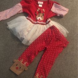 Christmas Size 2t Outfit