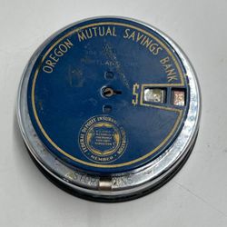Vintage Oregon Mutual Savings Bank Add-A-Bank Coin Bank Portland OR