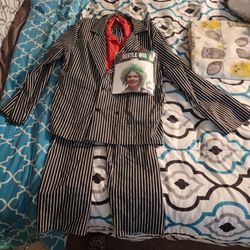 Beetlejuice Halloween Costume with Wig