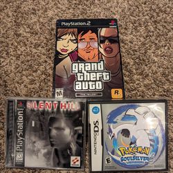 Ps2 Lot, With Pokemon Ruby And A Few Others