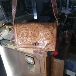 Vintage Mexican Leather Purse