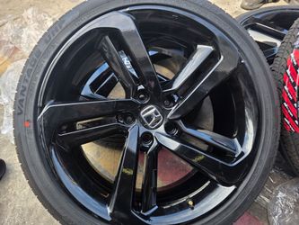 OEM Enkei 19" HONDA ACCORD Glossy Black Wheels With New Tires