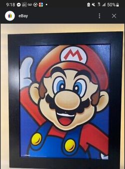 Mario Hangng Wall Picture